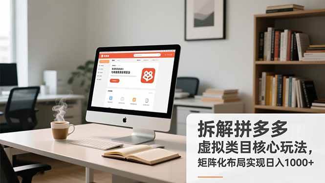 （16906期）拆解拼多多虚拟类目核心玩法，矩阵化布局实现日入1000+-邪修侠数据中心